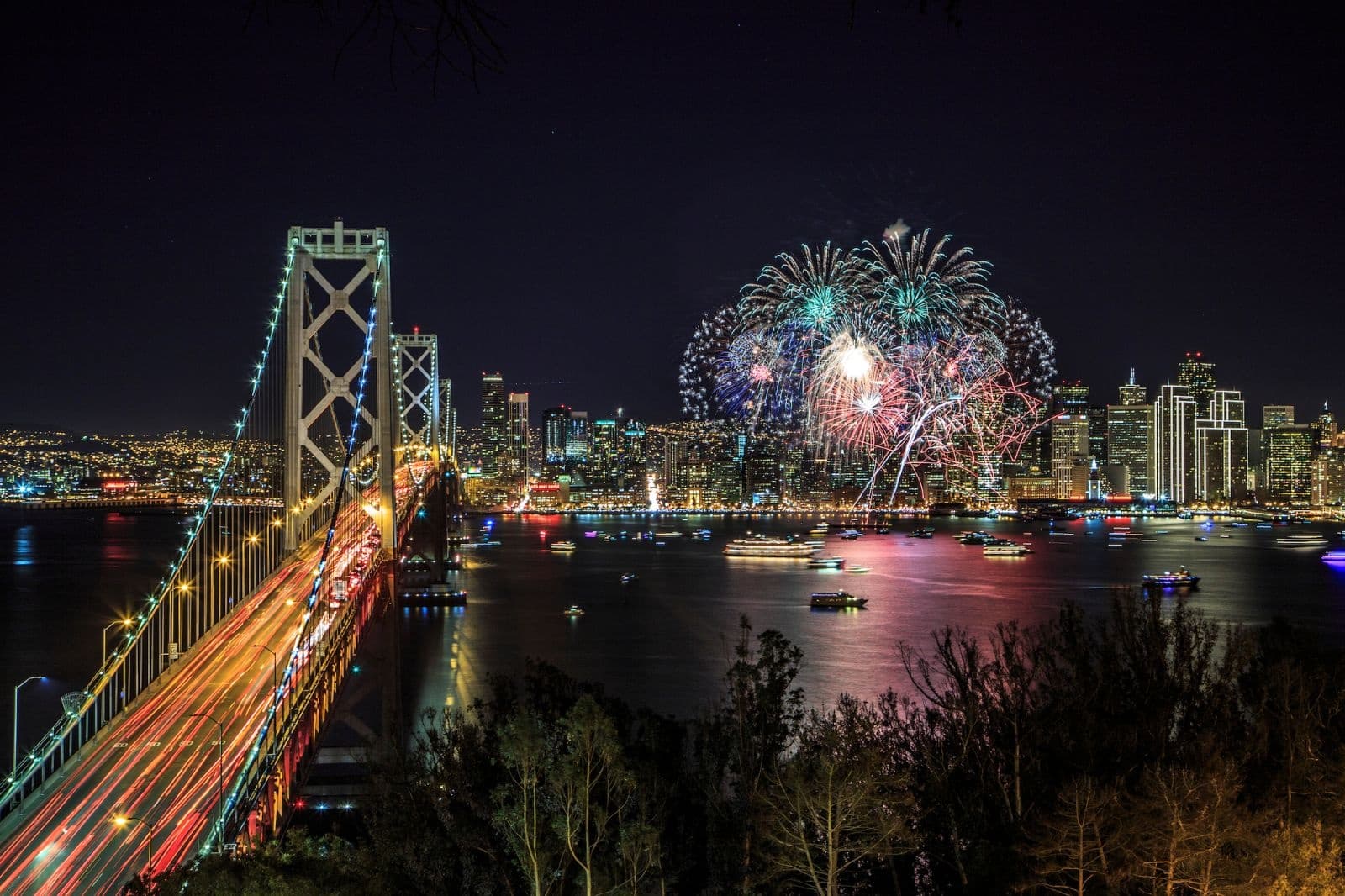 July 4th Bay Fireworks Cruise on USS Potomac in Oakland