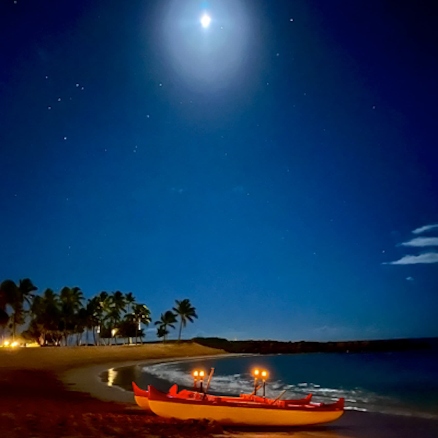 Celestial Evening Canoe Ride with Royal Hawaiian Beach Services in Hawaii