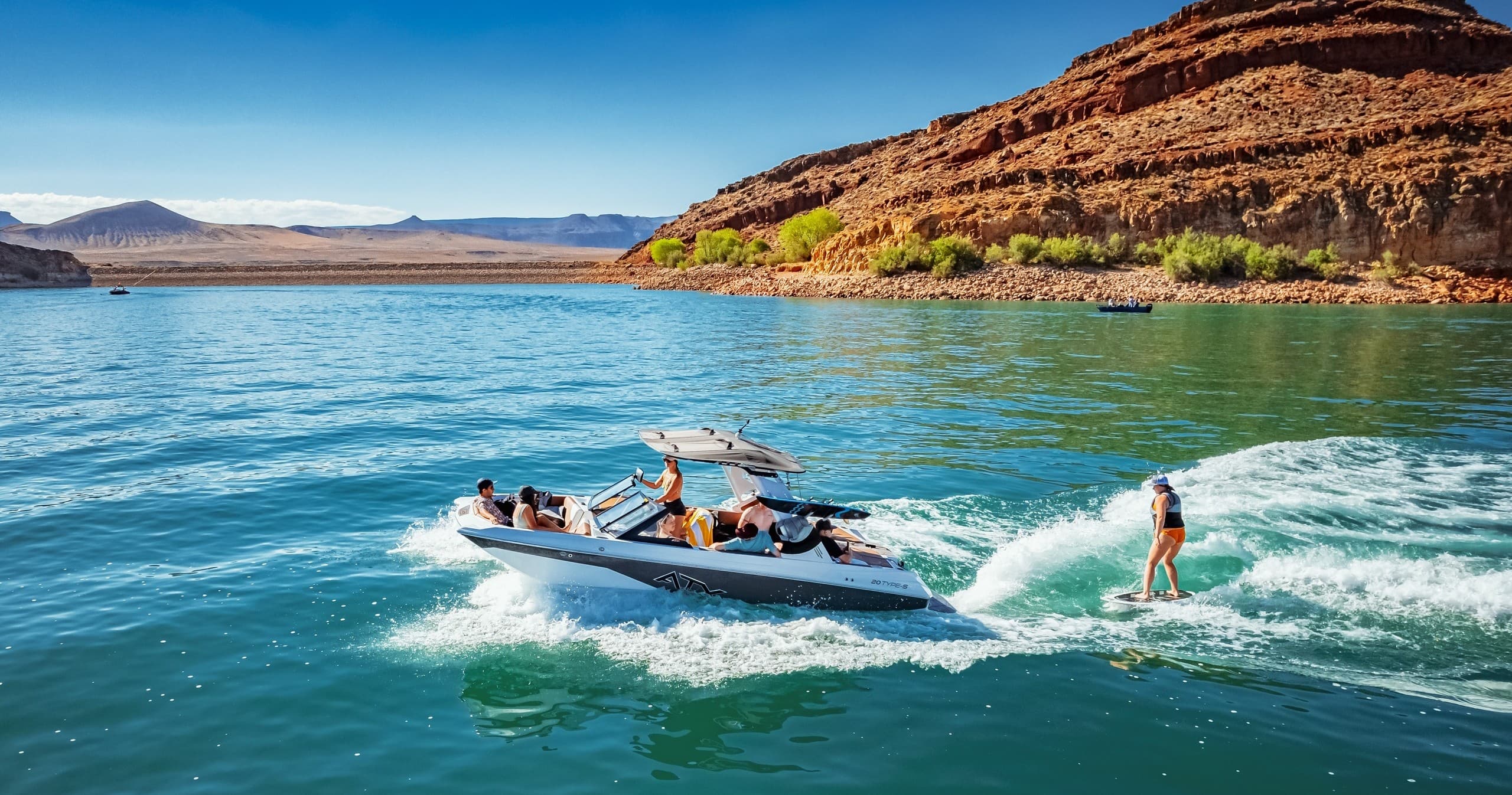 Sunrise Surf Session at Quail Creek State Park, Utah