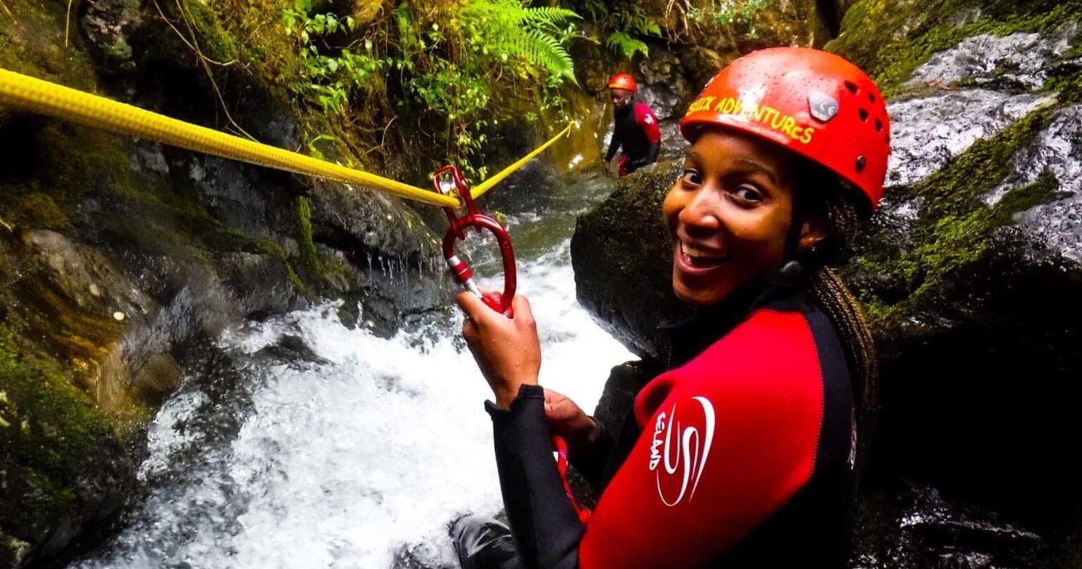 Canyoning in Lake District with Keswick Adventures