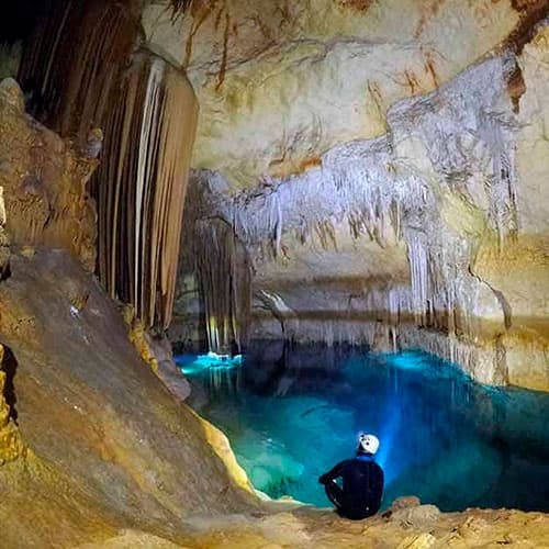 Cave Swimming Adventure with Outbound Mallorca in Cala Anguila