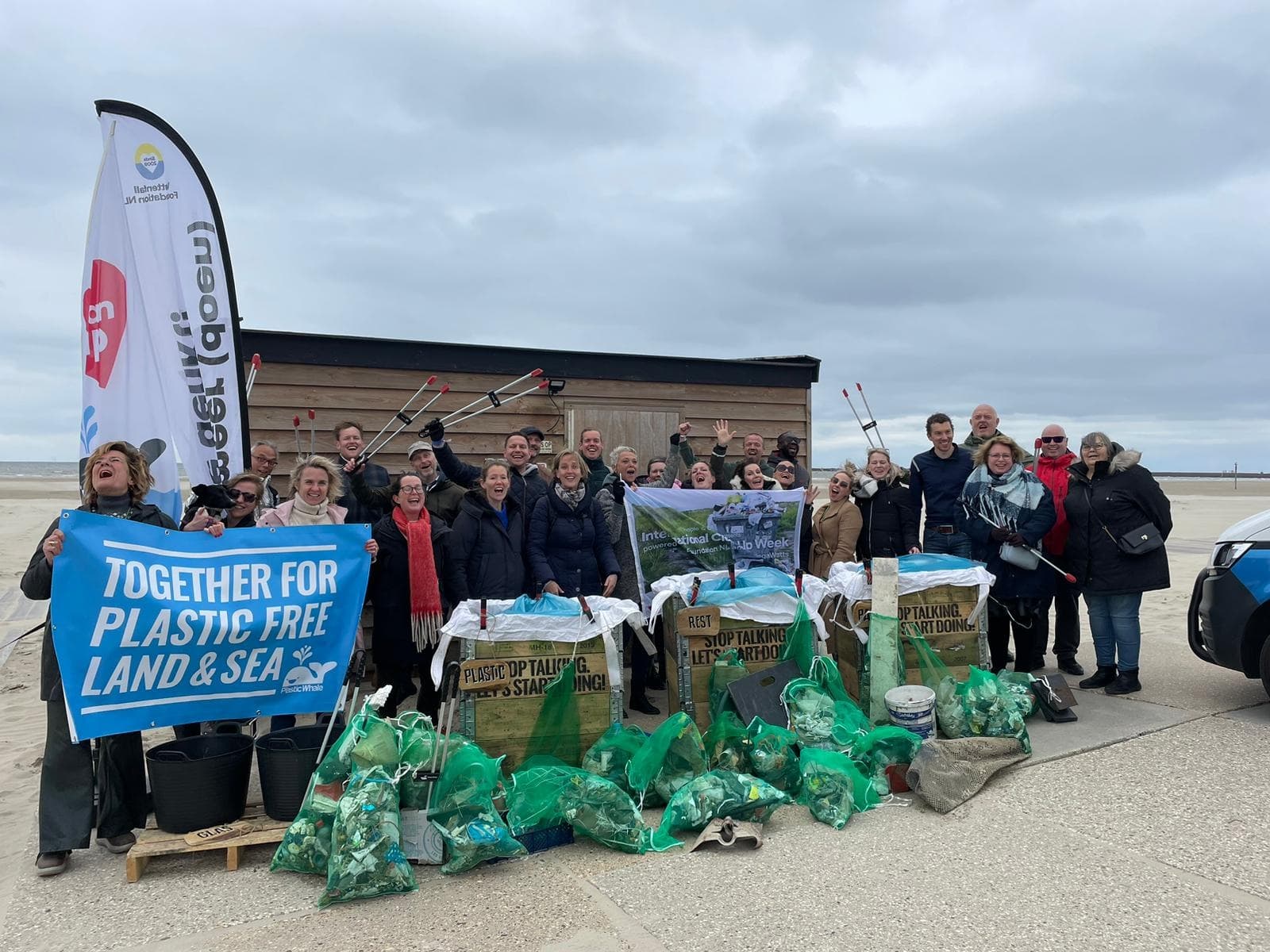 Amsterdam North Sea Beach Cleanup: Two-Hour Team Event with Plastic Whale