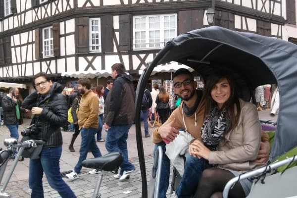 Strasbourg Rickshaw Tour: One-Hour Vélo-Calèche Through Petite France & Neustadt