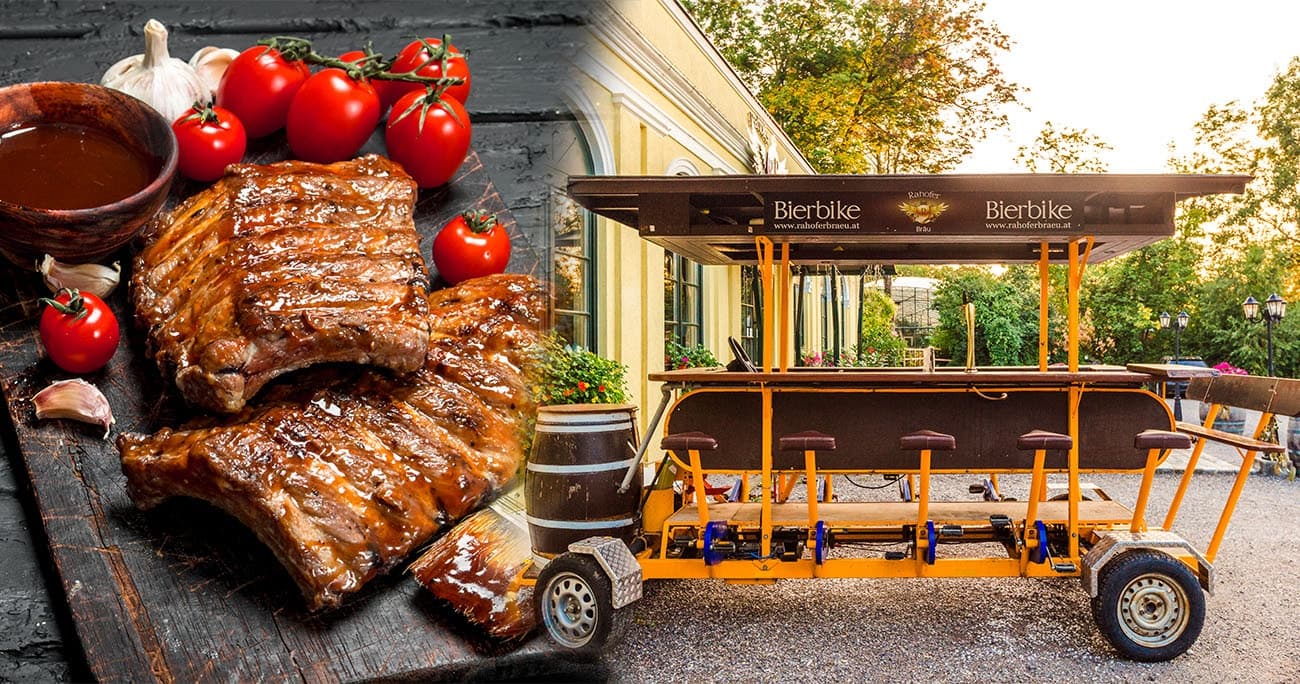Beer Bike & Food Adventure with Dumba Park in Lockenhaus