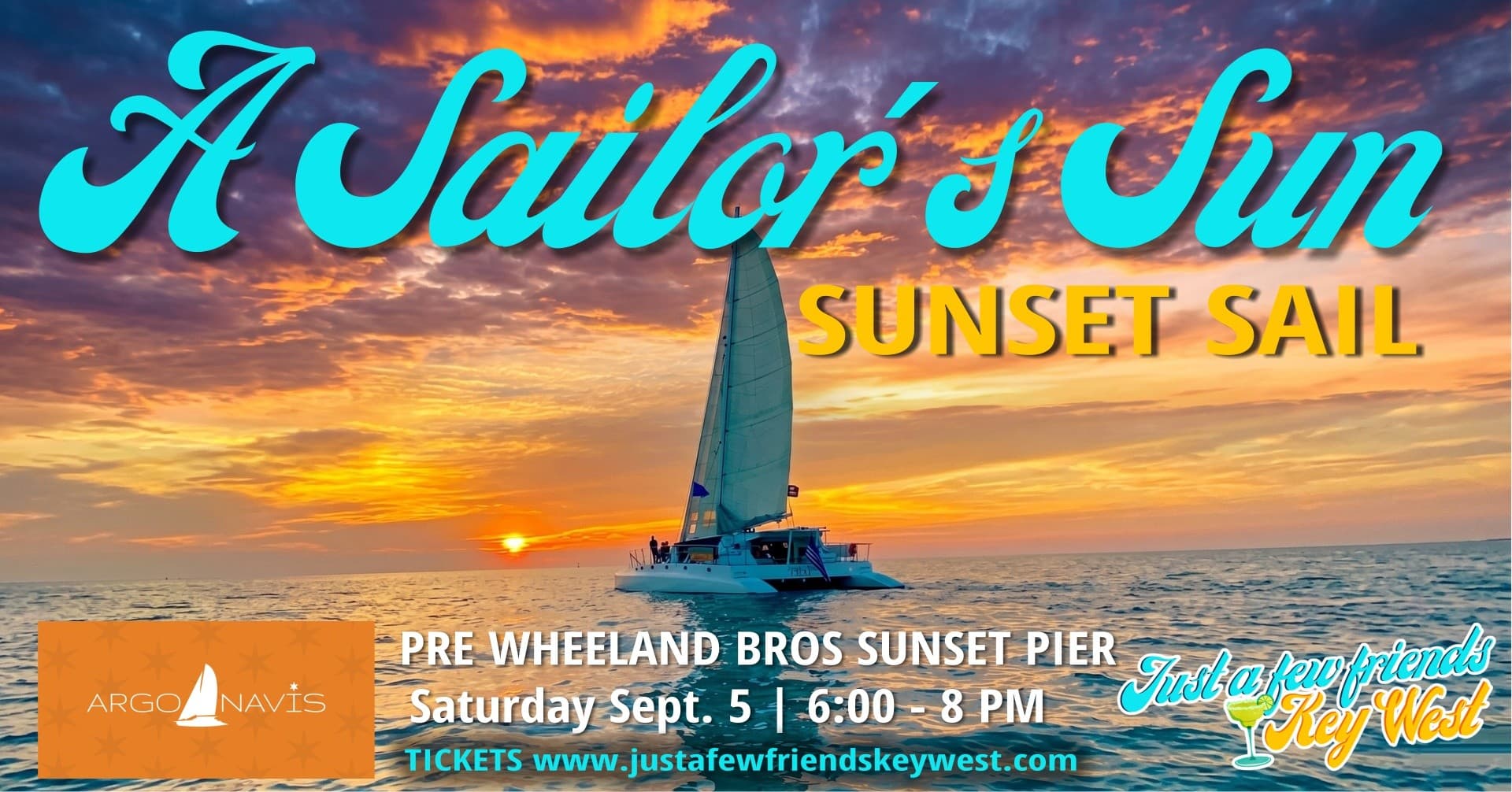 Key West Sunset Sail on the Argo Navis: All-Inclusive Evening Cruise