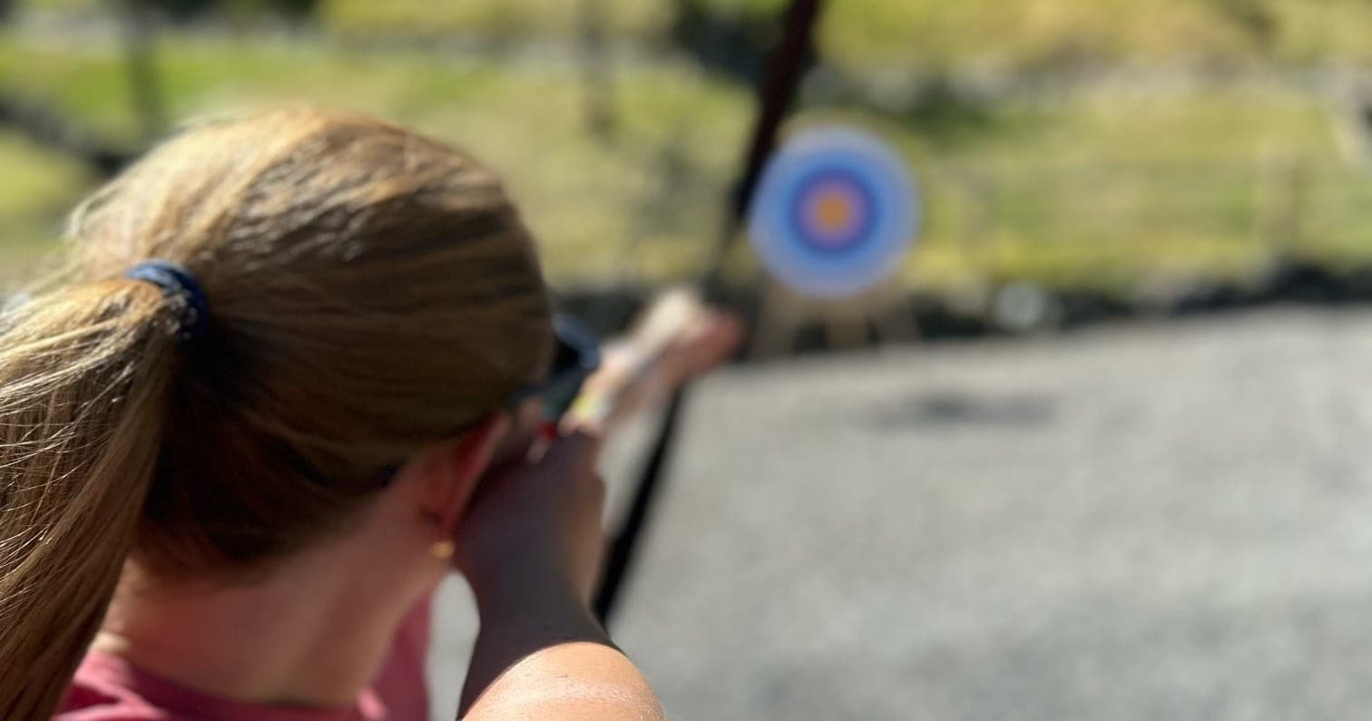 Indoor Archery at Keswick Adventures, Keswick UK