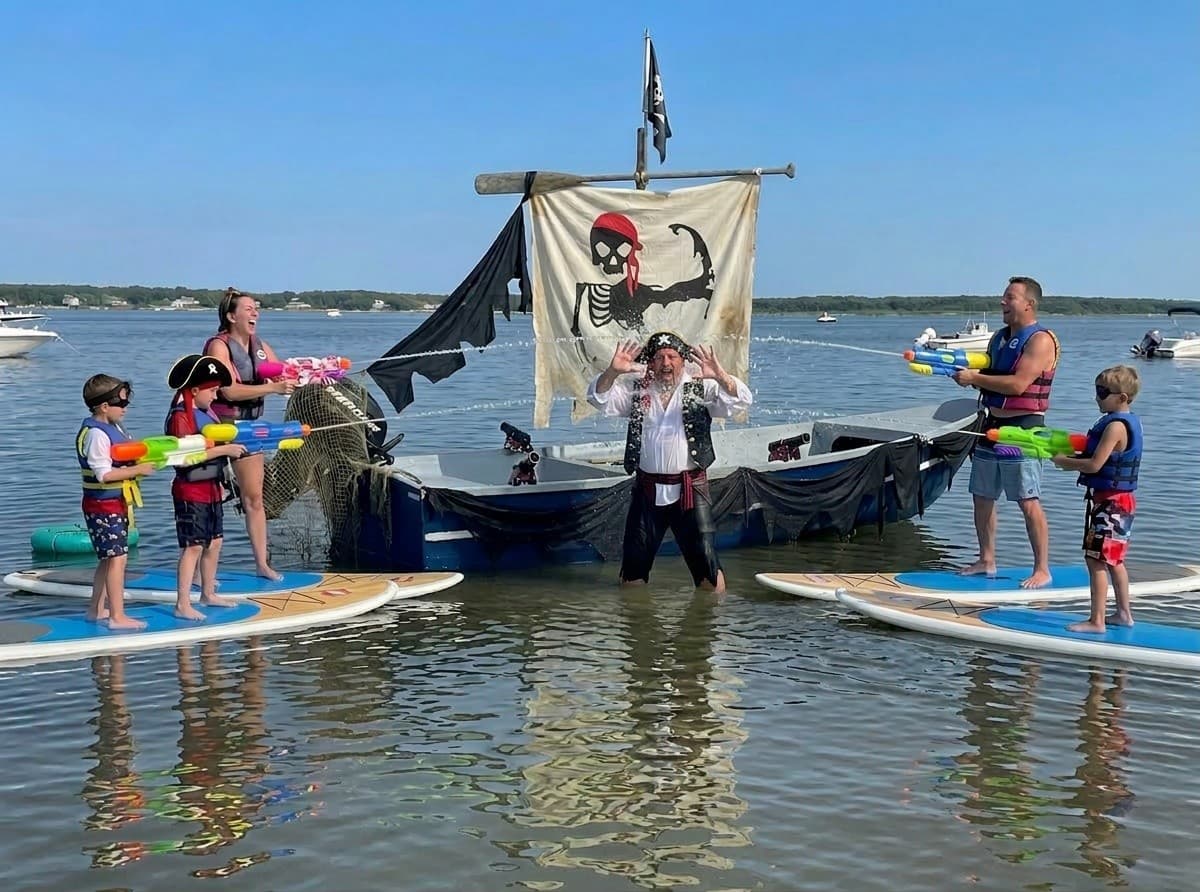 Family Pirate Kayak Adventure on Cape Cod: Mashpee Treasure Quest photo 2