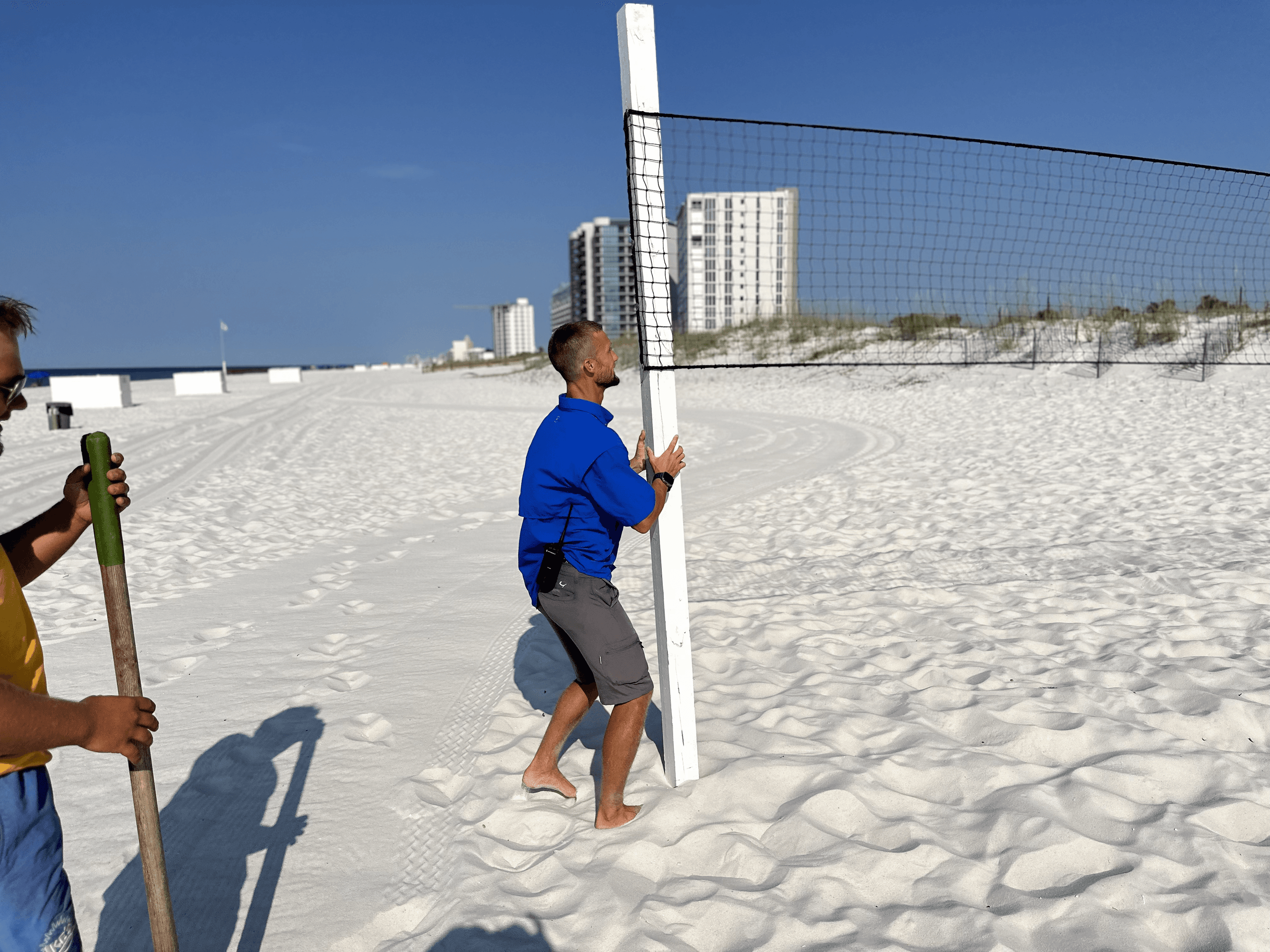 Beach Volleyball Fun at Gulf Shores Shoreline