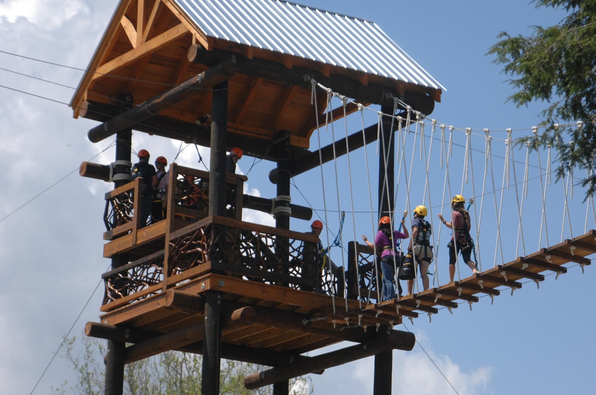 Family-Friendly Ziplines Over the Chattahoochee Headwaters Near Helen, GA