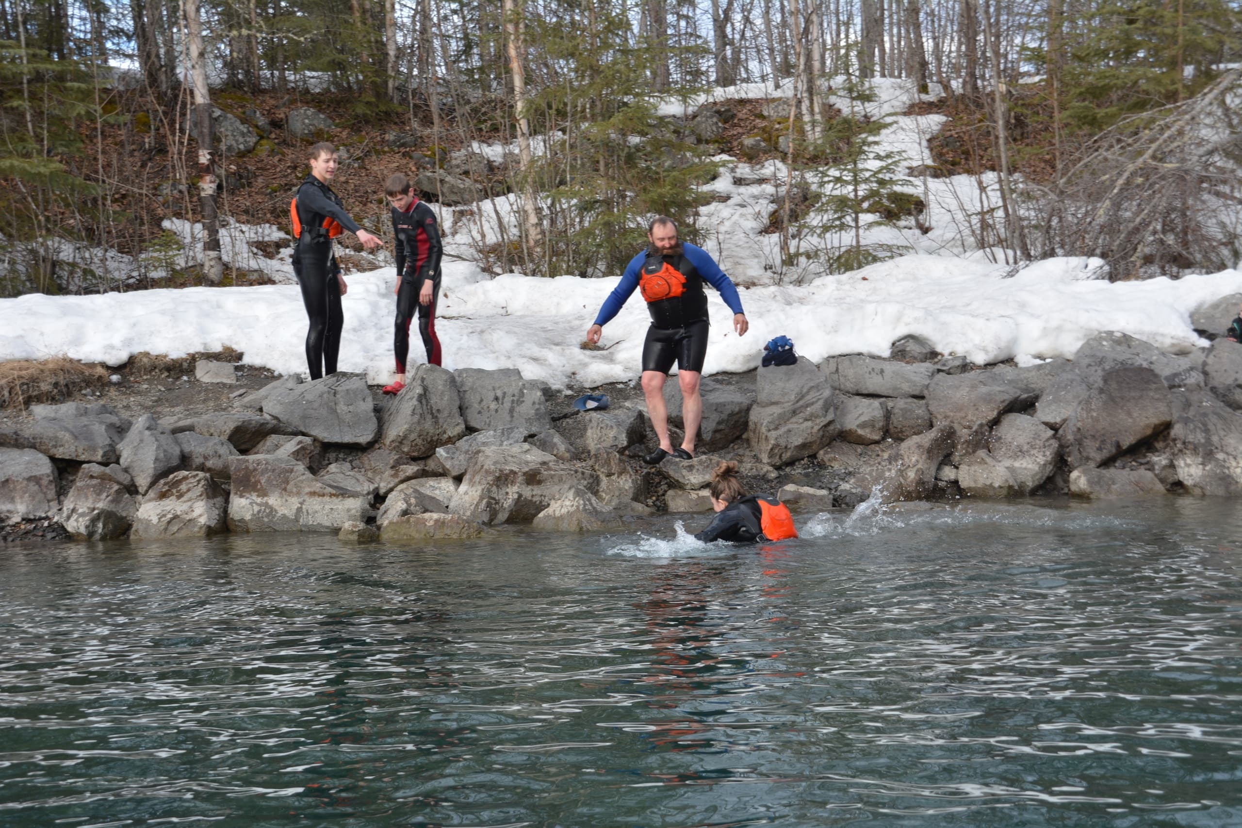 Sauna and Polar Plunge with Adventures by True North AK in Palmer