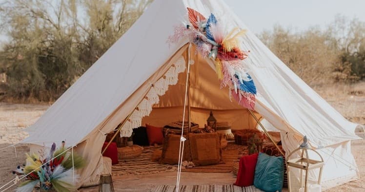 Adult Lounge Tent Scottsdale — Stylish Desert Pop-Up Lounge for Events