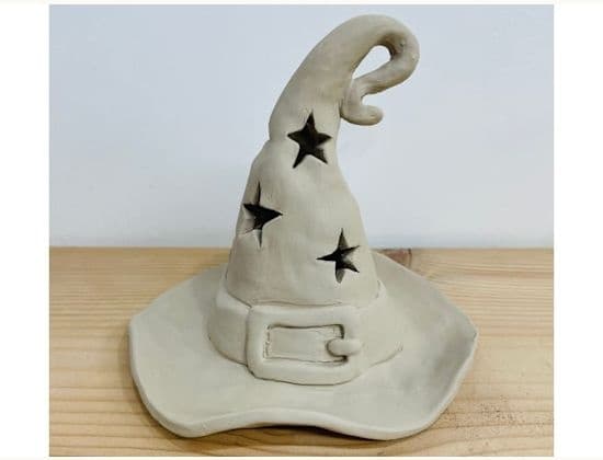 Create Enchanting Ceramic Witch Hat Luminaries in Macon, Georgia