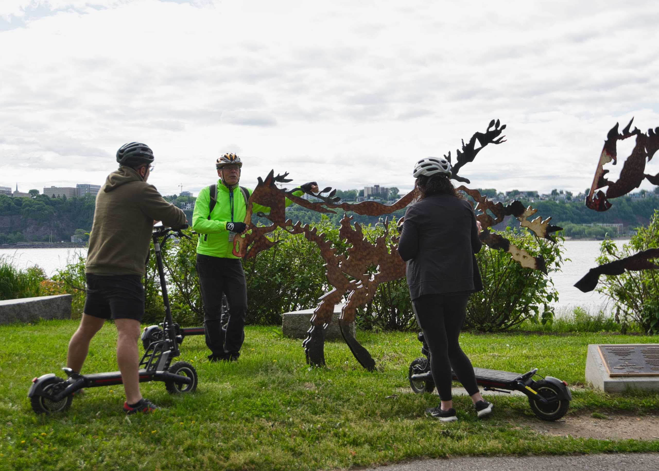 Electric Scooter Tour of Quebec City with Echo Sports Tours
