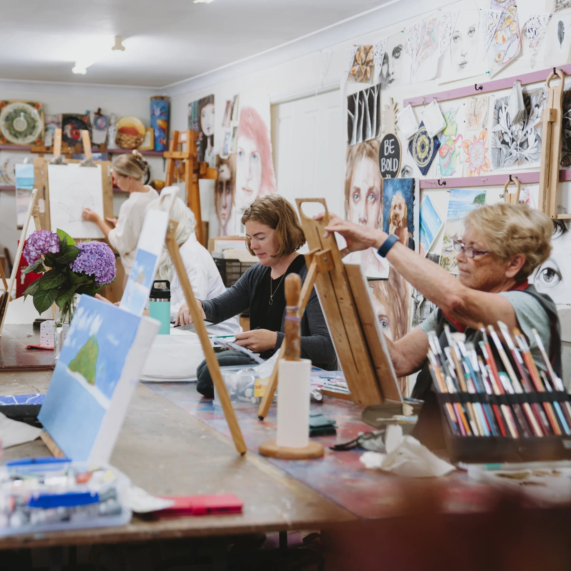 Indoor Creative Art Classes at House of Jules Art Studio
