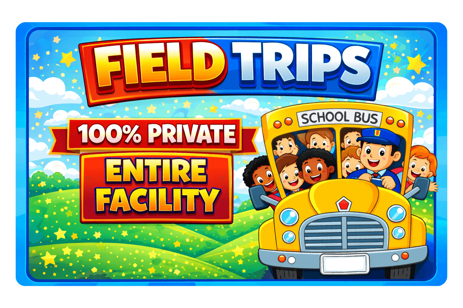 Private Field Trip at FunFlatables — Entire Facility Rental in Aurora, IL