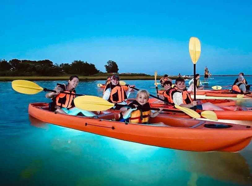 Water-Activities: Glow Paddle Night Tour on Vineyard Island