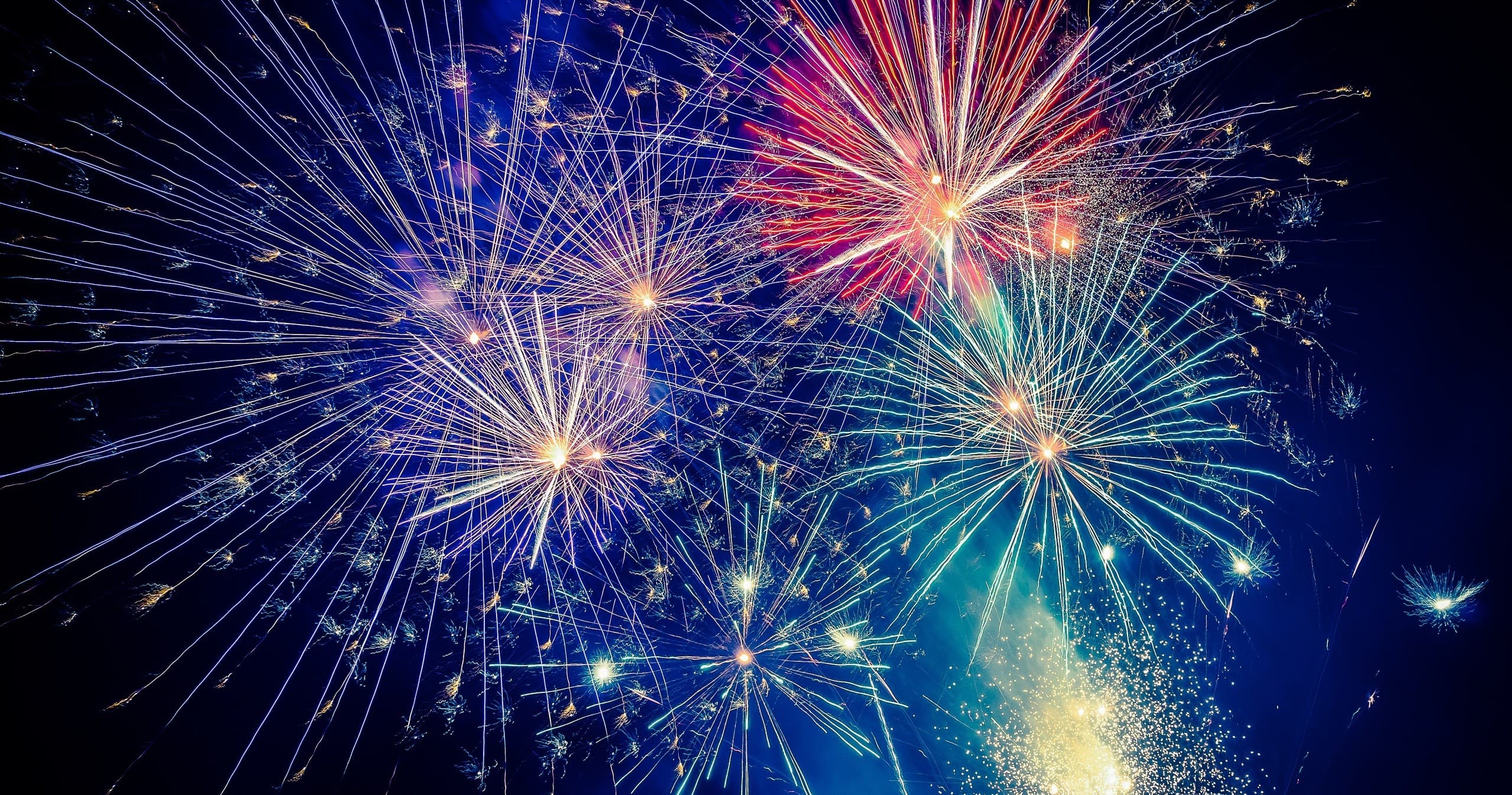 4th of July Fireworks Sail in Traverse City, Michigan