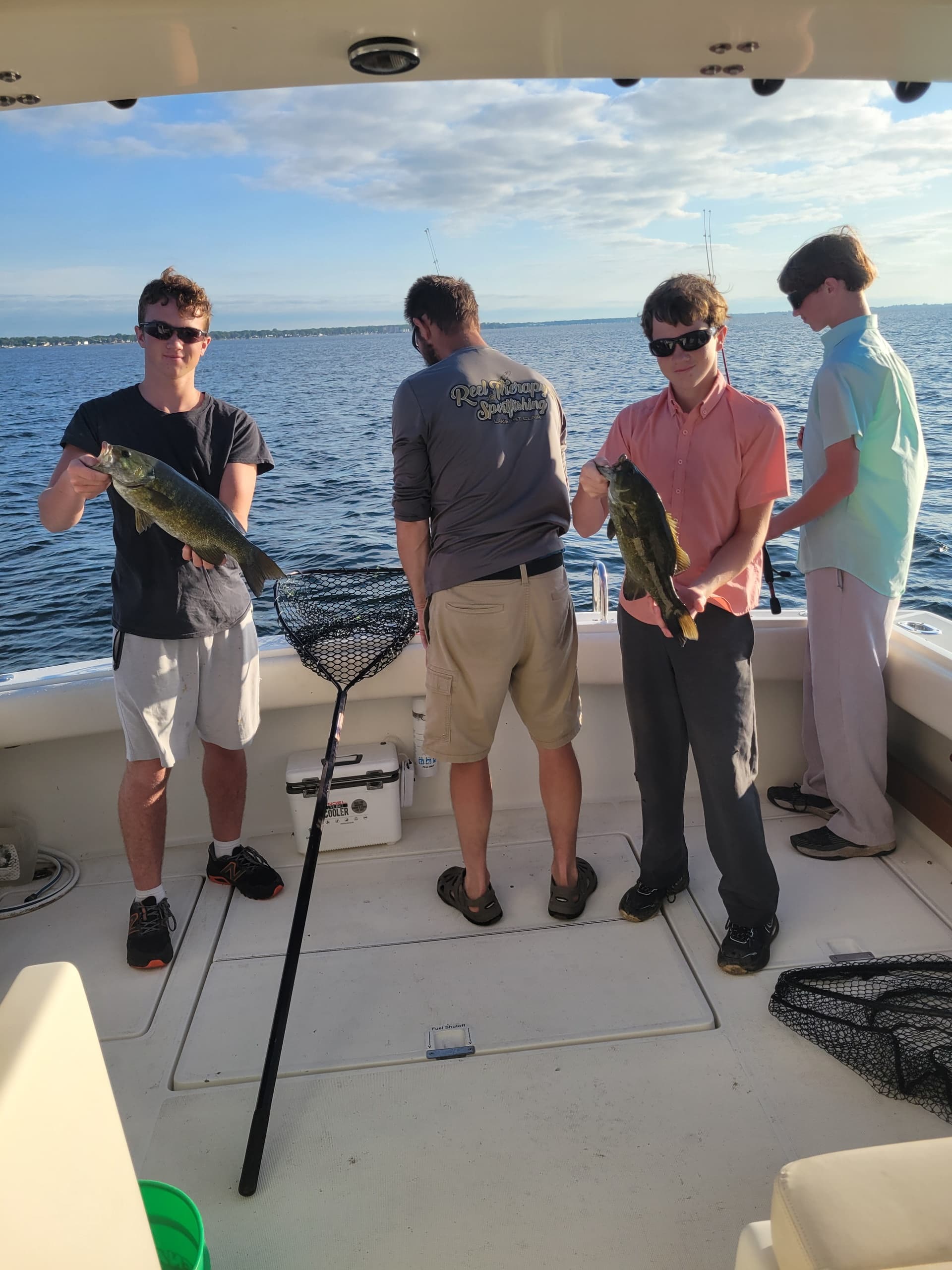 Lake St. Clair Bass and Muskie Combo: 8-Hour Charter from St. Clair Shores