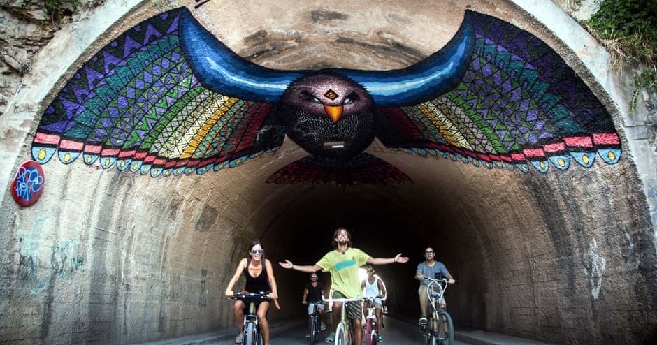 Urban Cycling & Street Art with Bamboo Bike Tours Ibiza