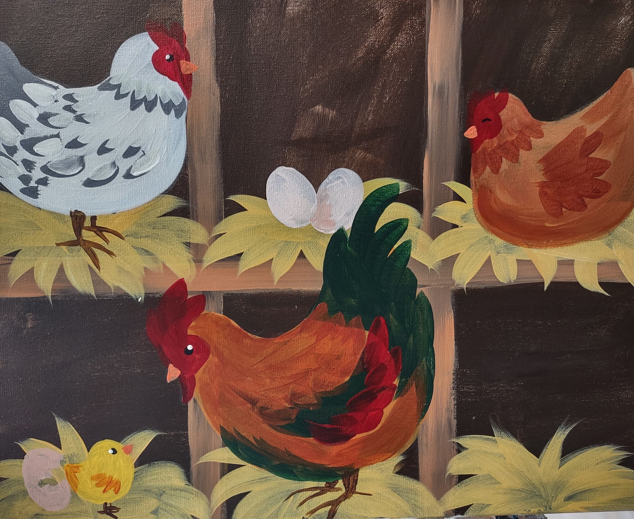 Creative Painting Experience at Corky Canvas in Omaha