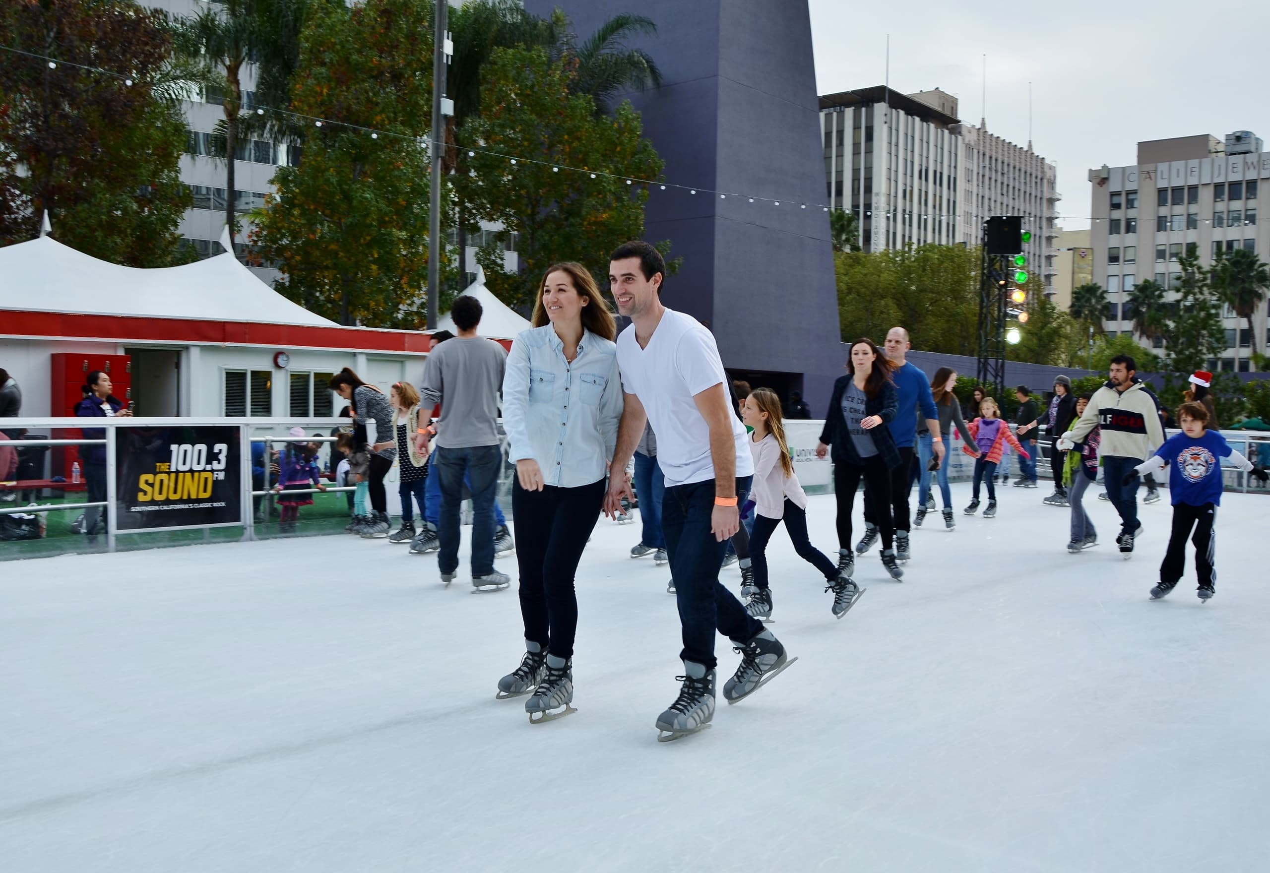Holiday Ice Skating at Pershing Square: A Festive Downtown LA Experience