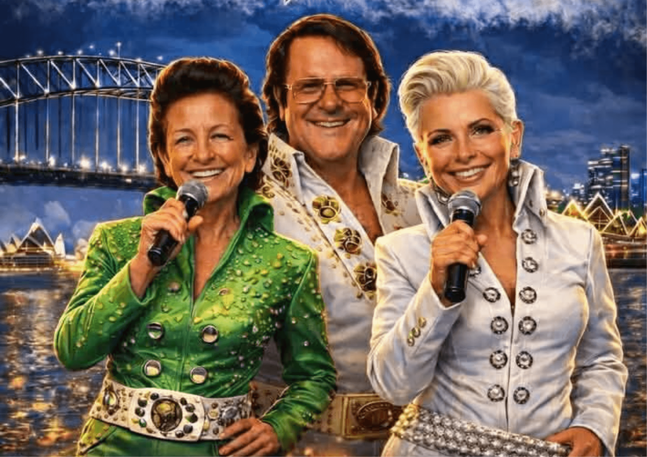 Elvis at Sea: Queens Of The King Lunch Cruise on Sydney Harbour