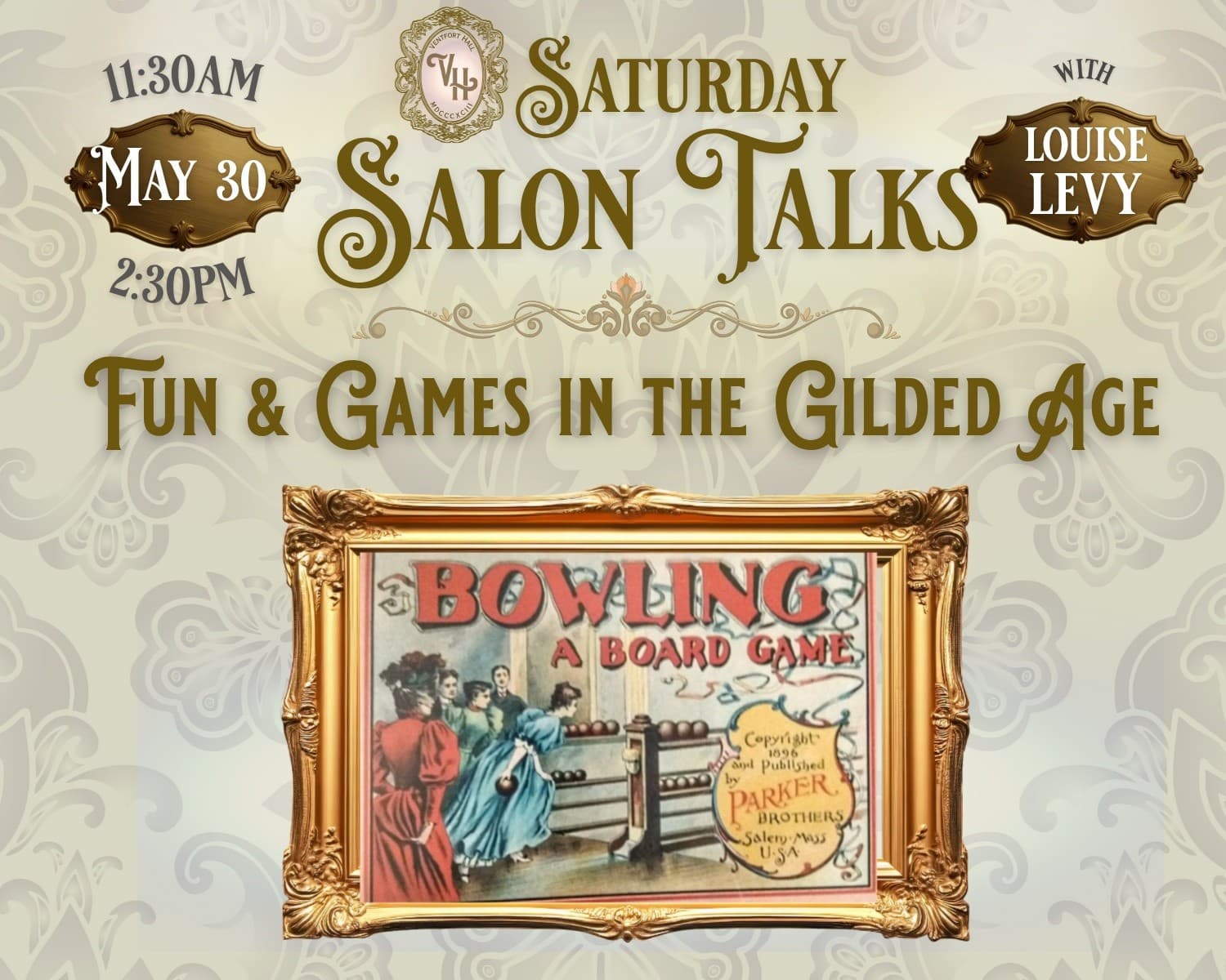 Fun & Games in the Gilded Age: Saturday Salon at Ventfort Hall, Lenox photo 1