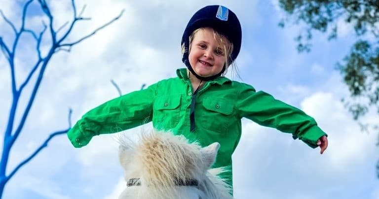 Tiny Tots Horse Riding Lessons at Jarrahdale Equestrian Centre
