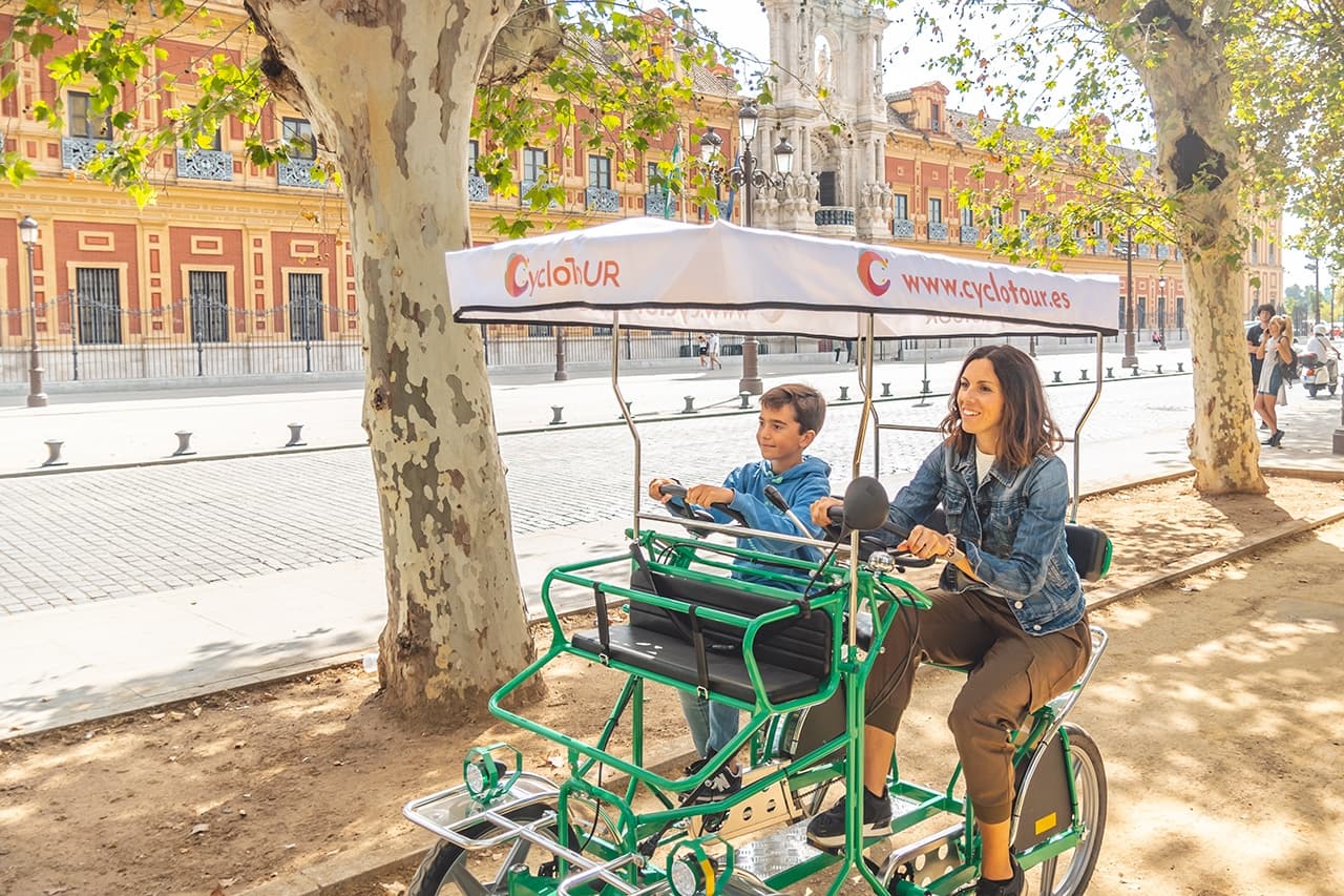 Cycling Park Tour with Alquiler de Cyclosport in Sevilla