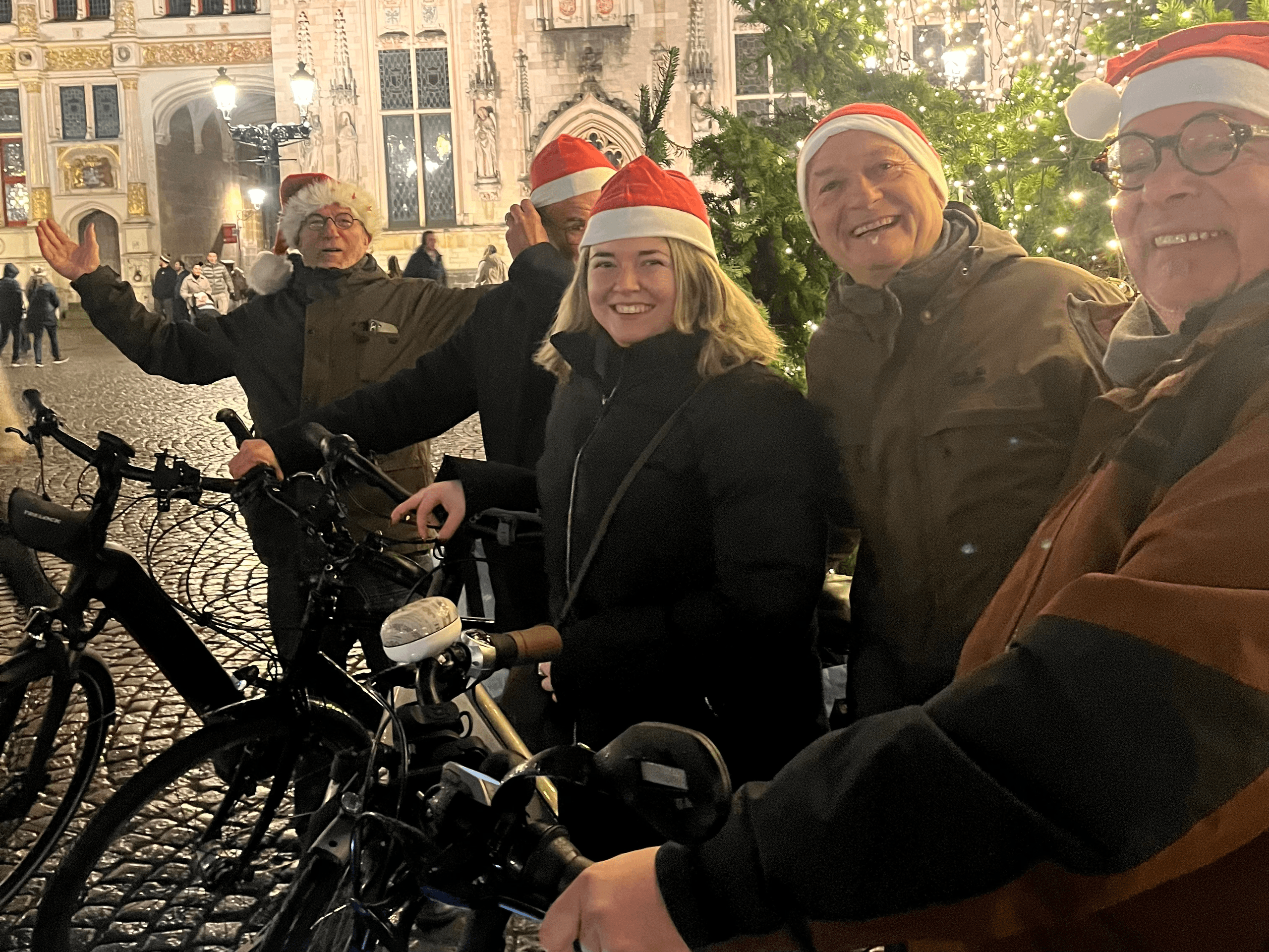 Ride Bruges' Christmas Lights: Wicked Christmas Experience Shared Bike Tour photo 3