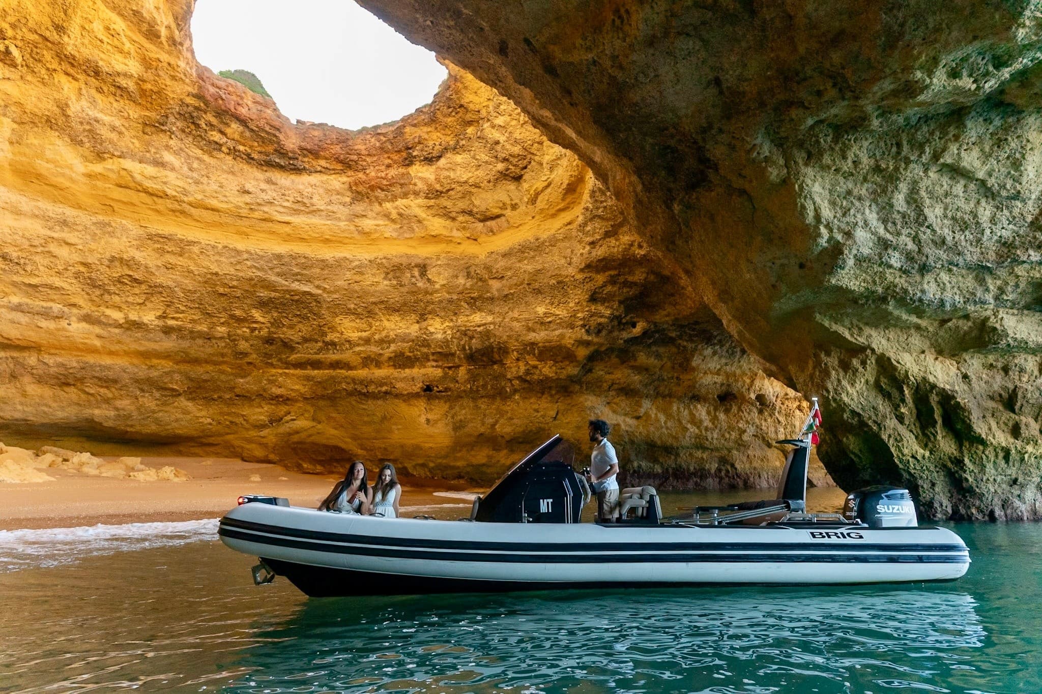 Private RIB Charter from Lagos to Benagil Caves, Dolphin Watching & SUP photo 1