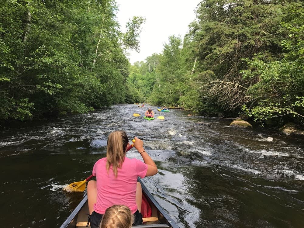 Winneboujou Run on the Brule River: Two-Day Hwy 13 Canoe Trip