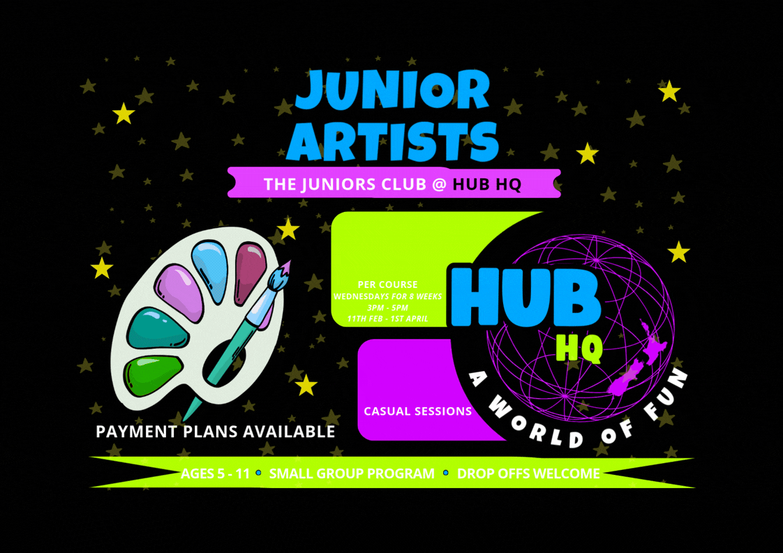 Junior Artists at Hub HQ: After-School Art Program for Kids in Alexandra