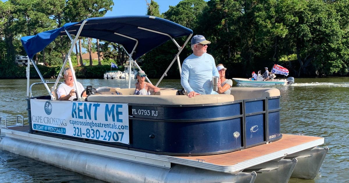 Indian River Lagoon Pontoon Rentals with Cape Crossing Boat Rentals