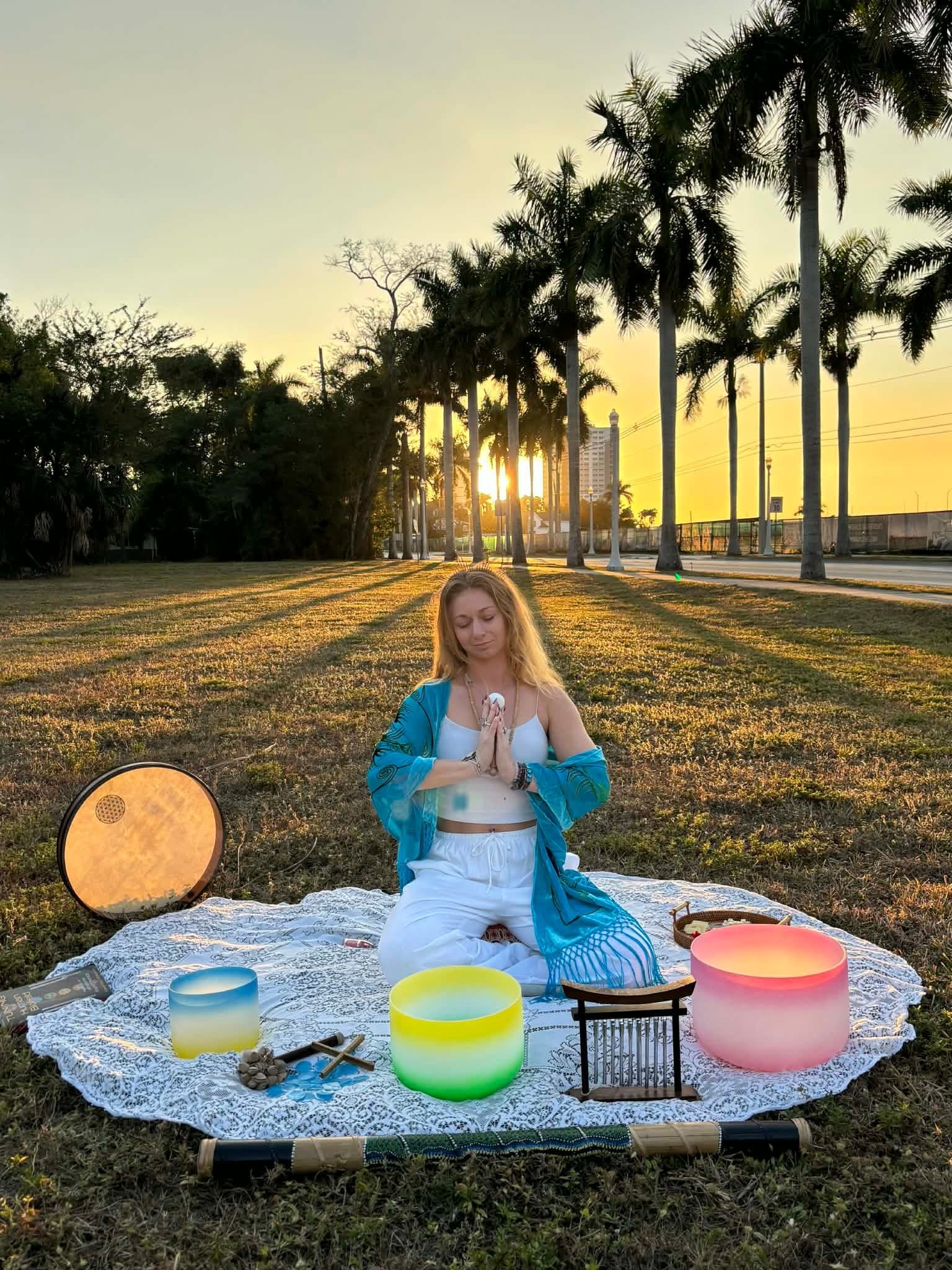 Sound Bath with Big Cats at Kowiachobee Animal Preserve in Naples, FL