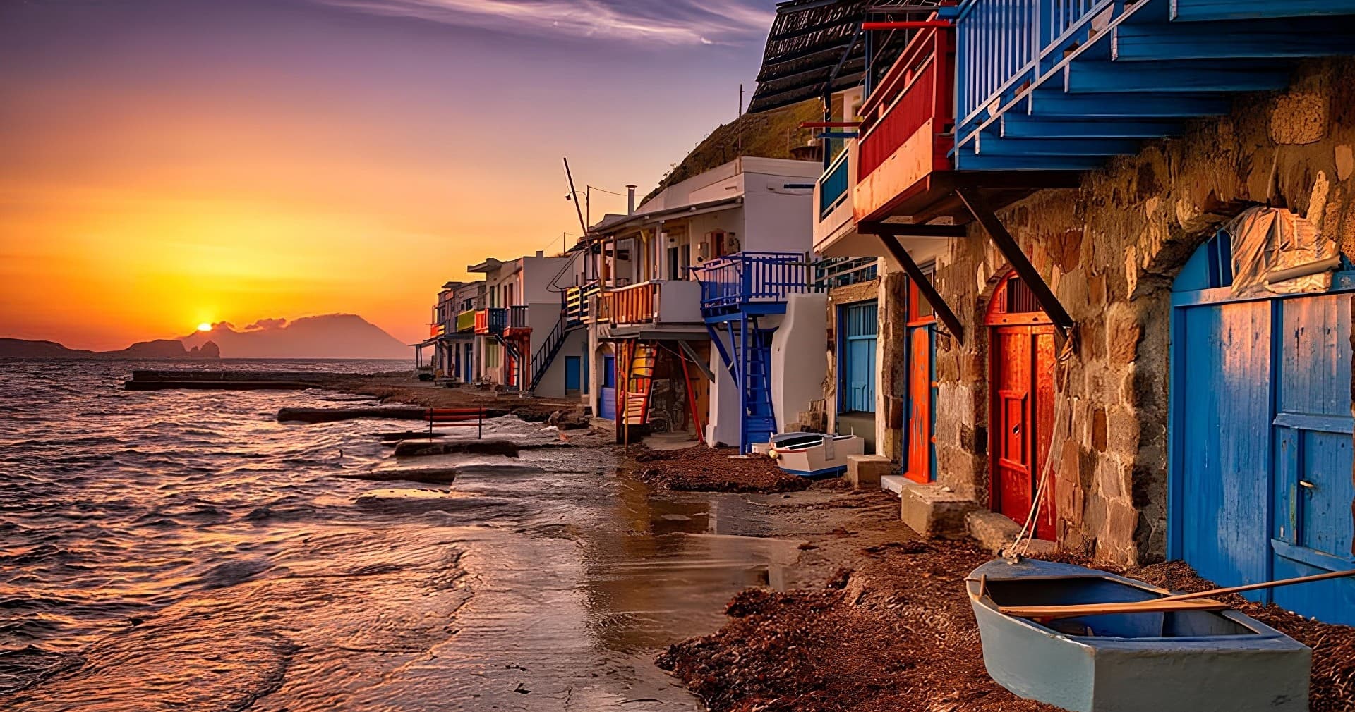 Sunset Yacht Cruise to Klima with Trion Yachting