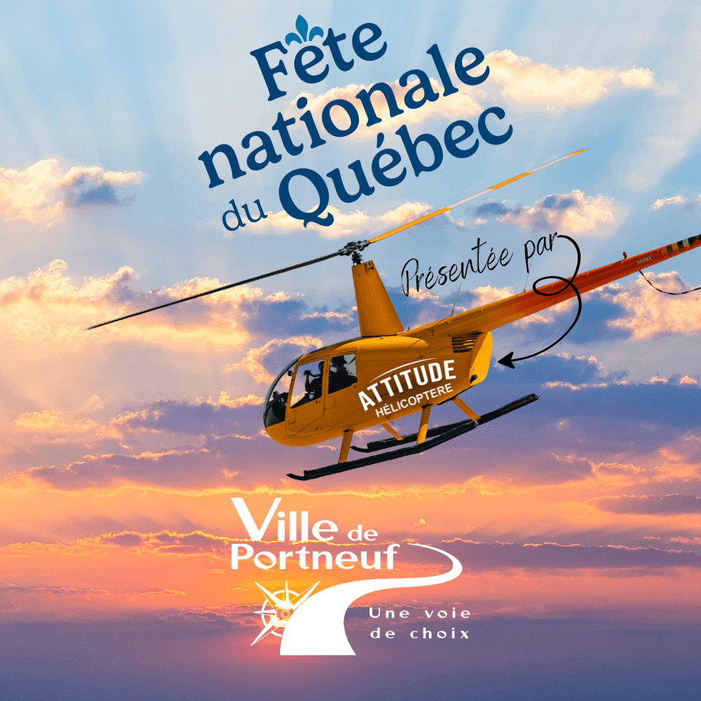 Helicopter Tour for Quebec National Day in Portneuf