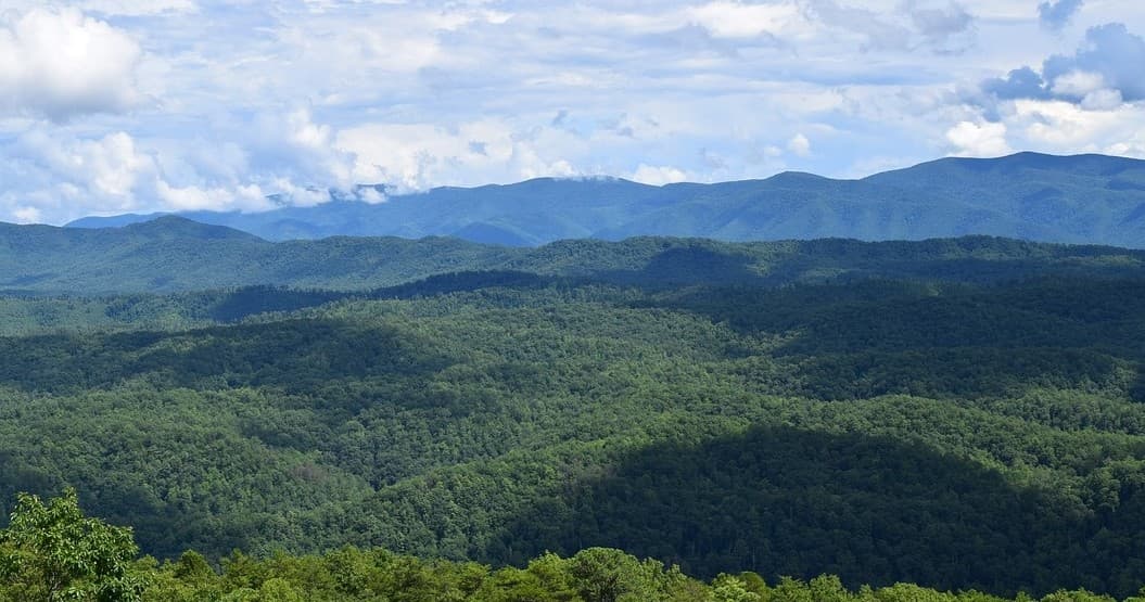Land-adventures in the Great Smoky Mountains Foothills Parkway