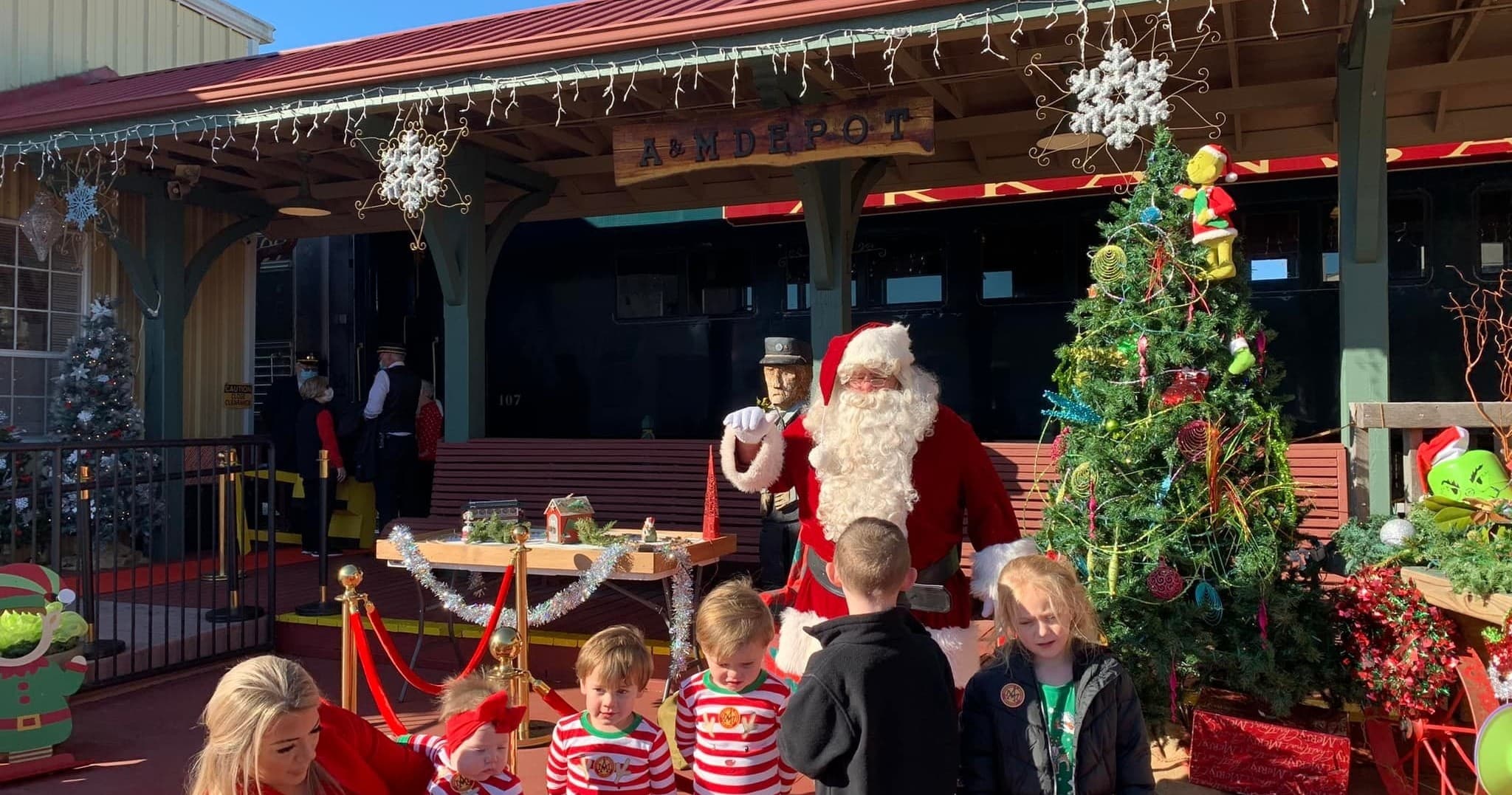 Christmas in July Train Ride in Springdale, Arkansas