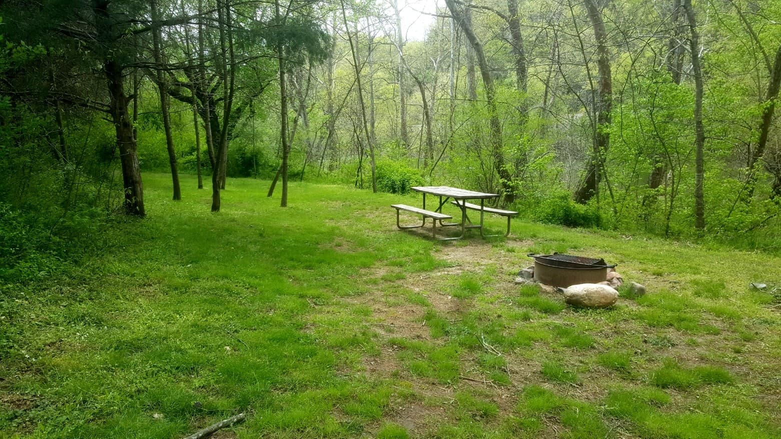 Discover Riverside Serenity at Arcadia Campground’s Tent-Only Campsite #8 in Buchanan, VA