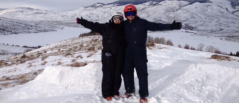Experience the Ultimate Snowmobile Scenic Tour near Heeney, Colorado