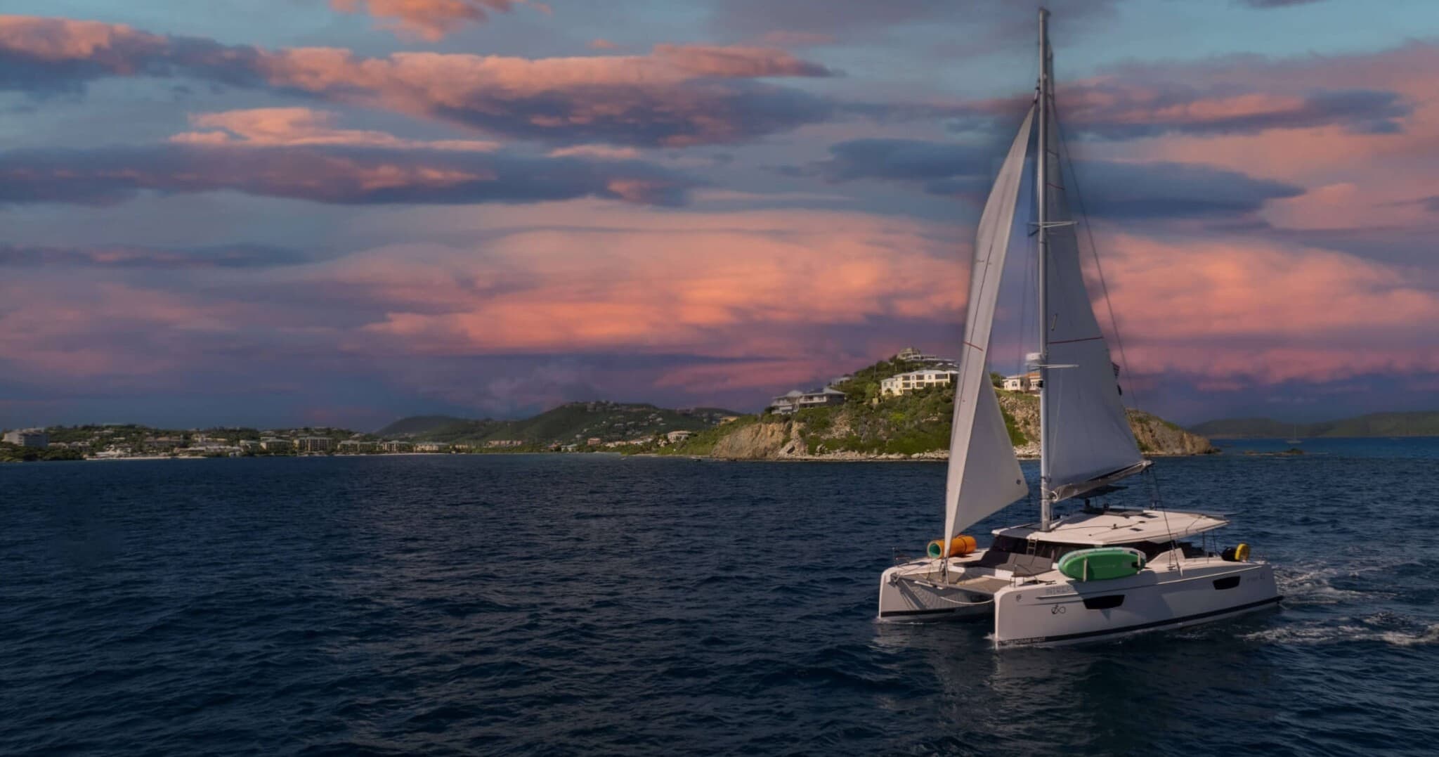 Water Activities & Kindred Spirit Charters: Sunset Sail in the Caribbean