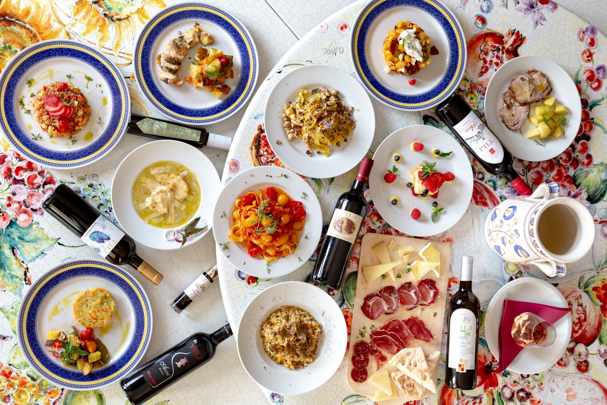 Authentic Umbrian Dining & Vineyard Walk at Tili Vini