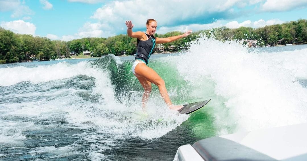 Private Wakeboat Trip on Lake Hopatcong | Group Wakesurfing & Boat Charter photo 2