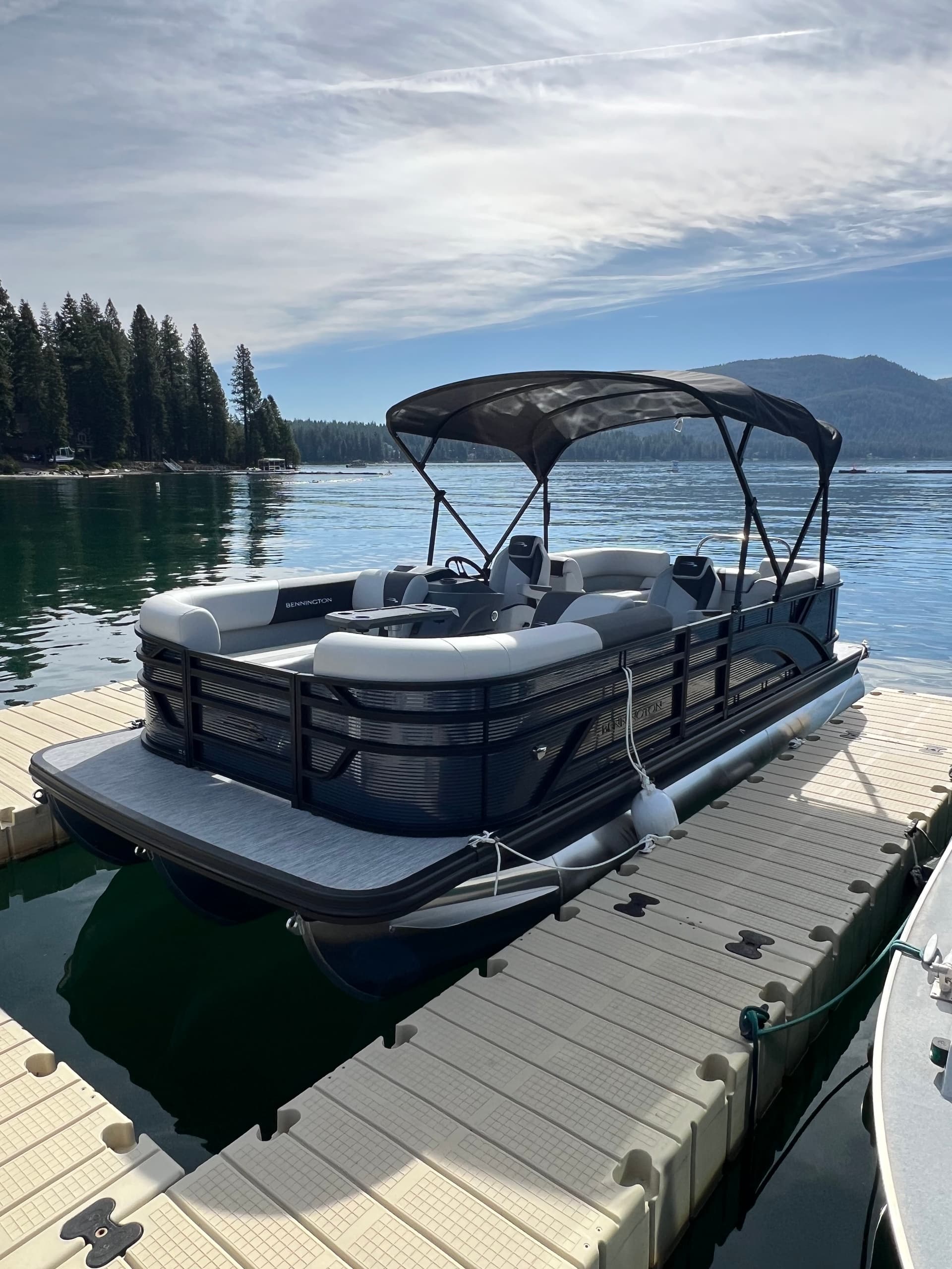 Water Activities with Big Cove Resort: Lake Adventure on Pontoon