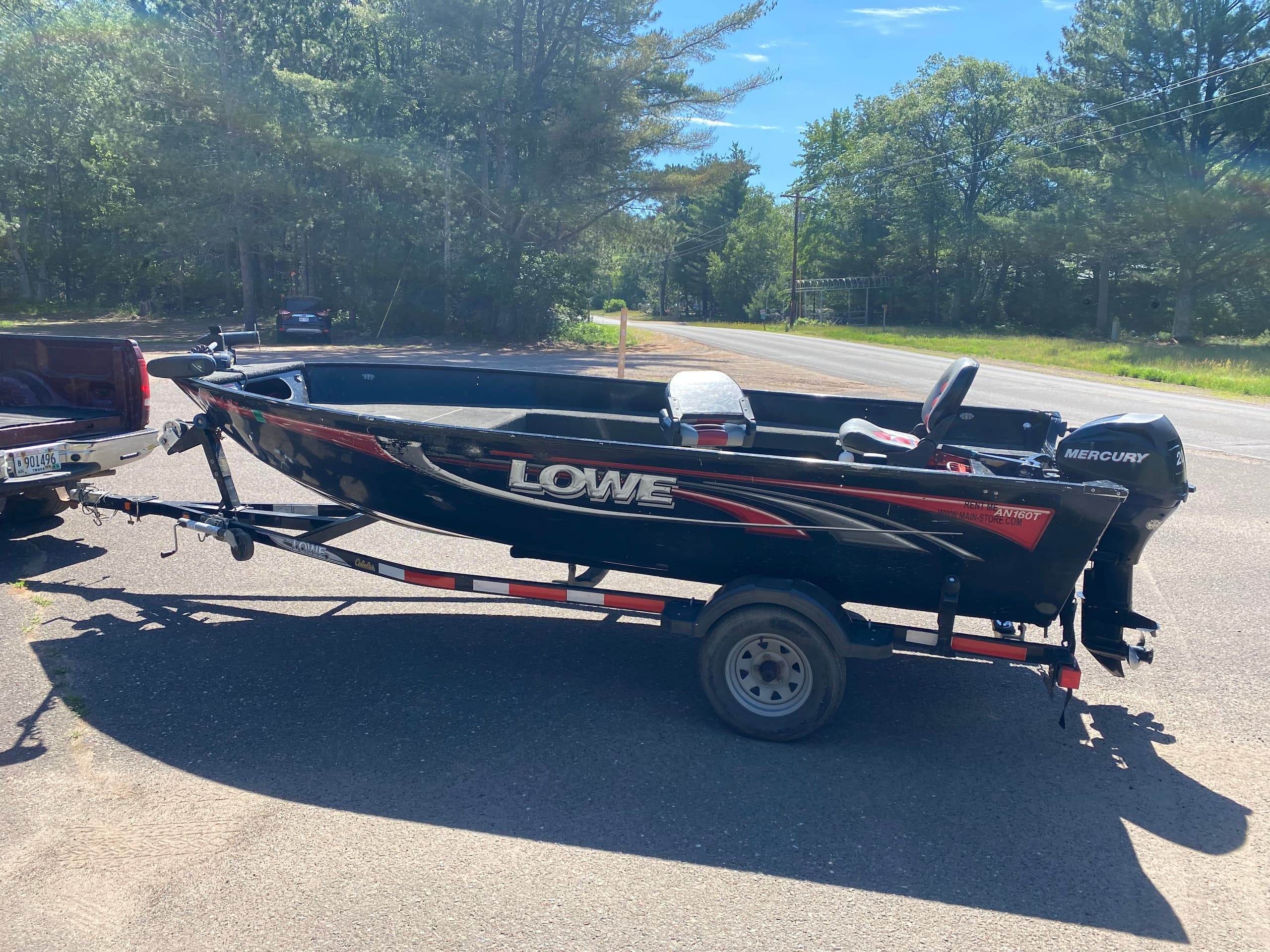 Black Lowes Fishing Boat Adventure in Danbury, Wisconsin