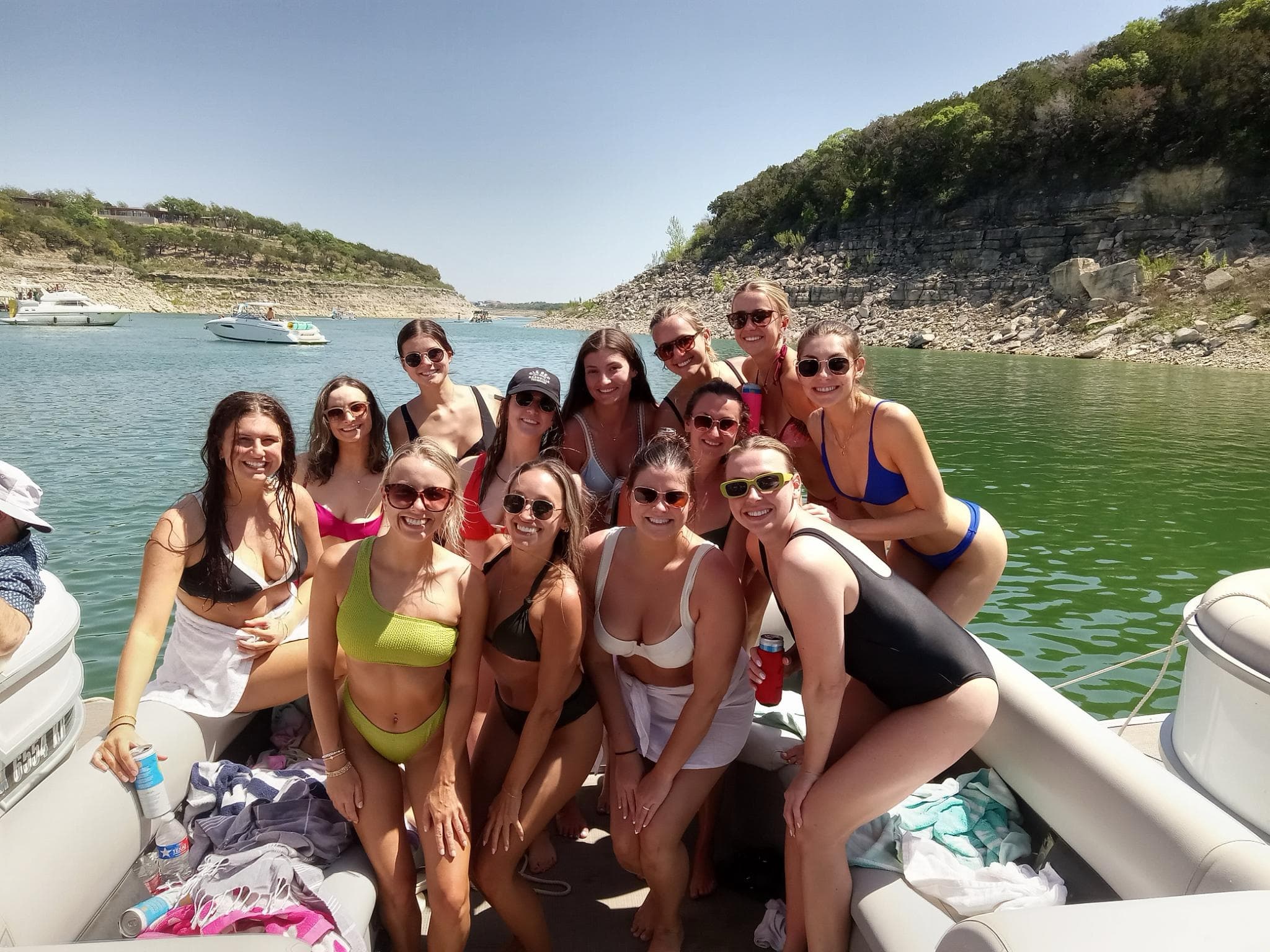 12-Passenger Pontoon Cruise on Lake Travis, Austin TX