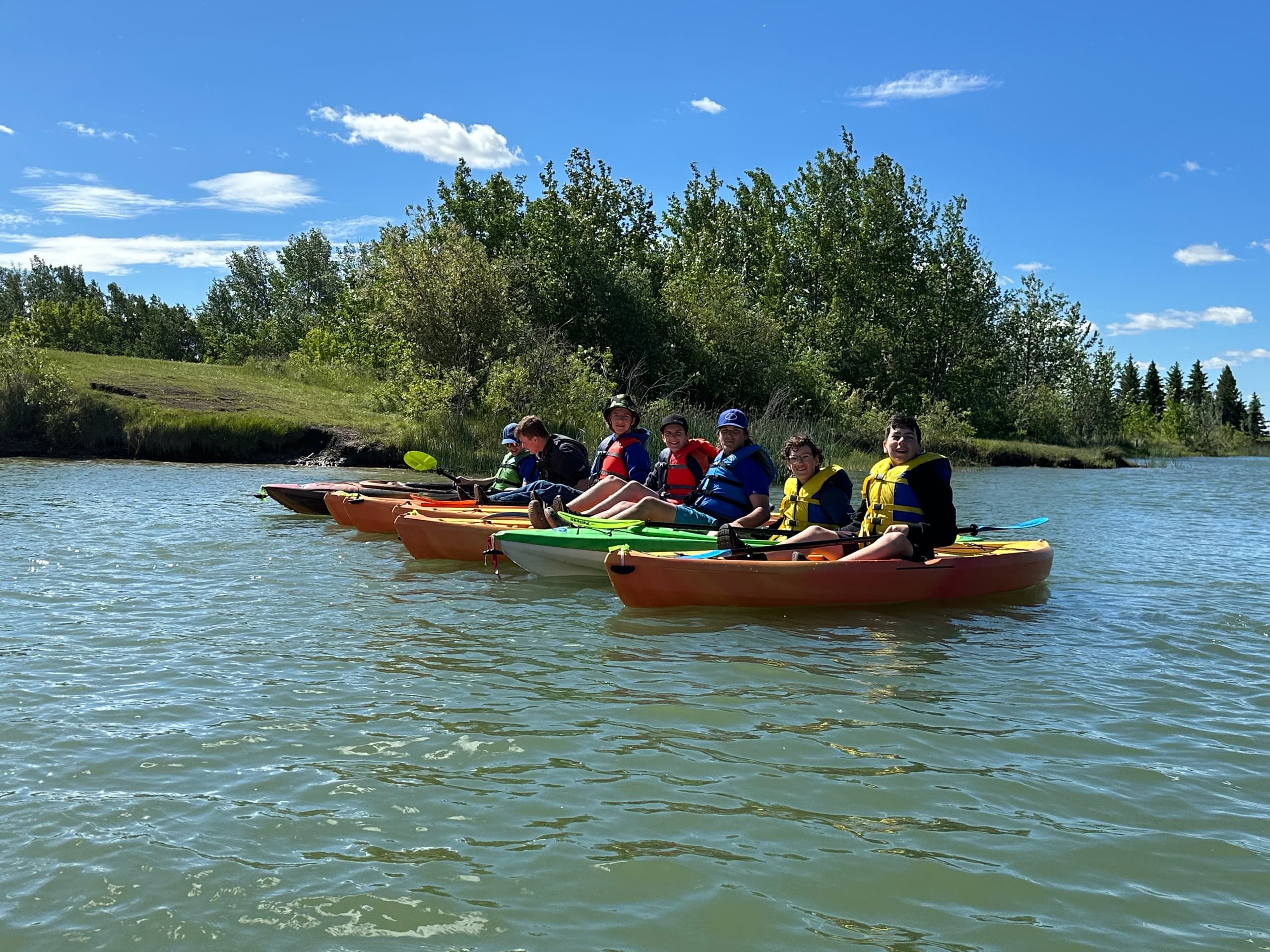Cardiff Lake Kayaking Adventure in Edmonton, Alberta