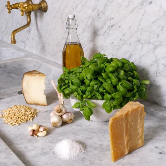 Pesto Making in La Spezia with Arbaspaa