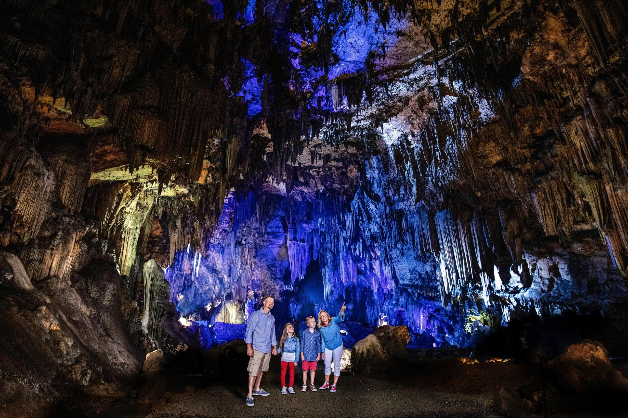 Caving & Adventure at Majestic Caverns for Homeschoolers